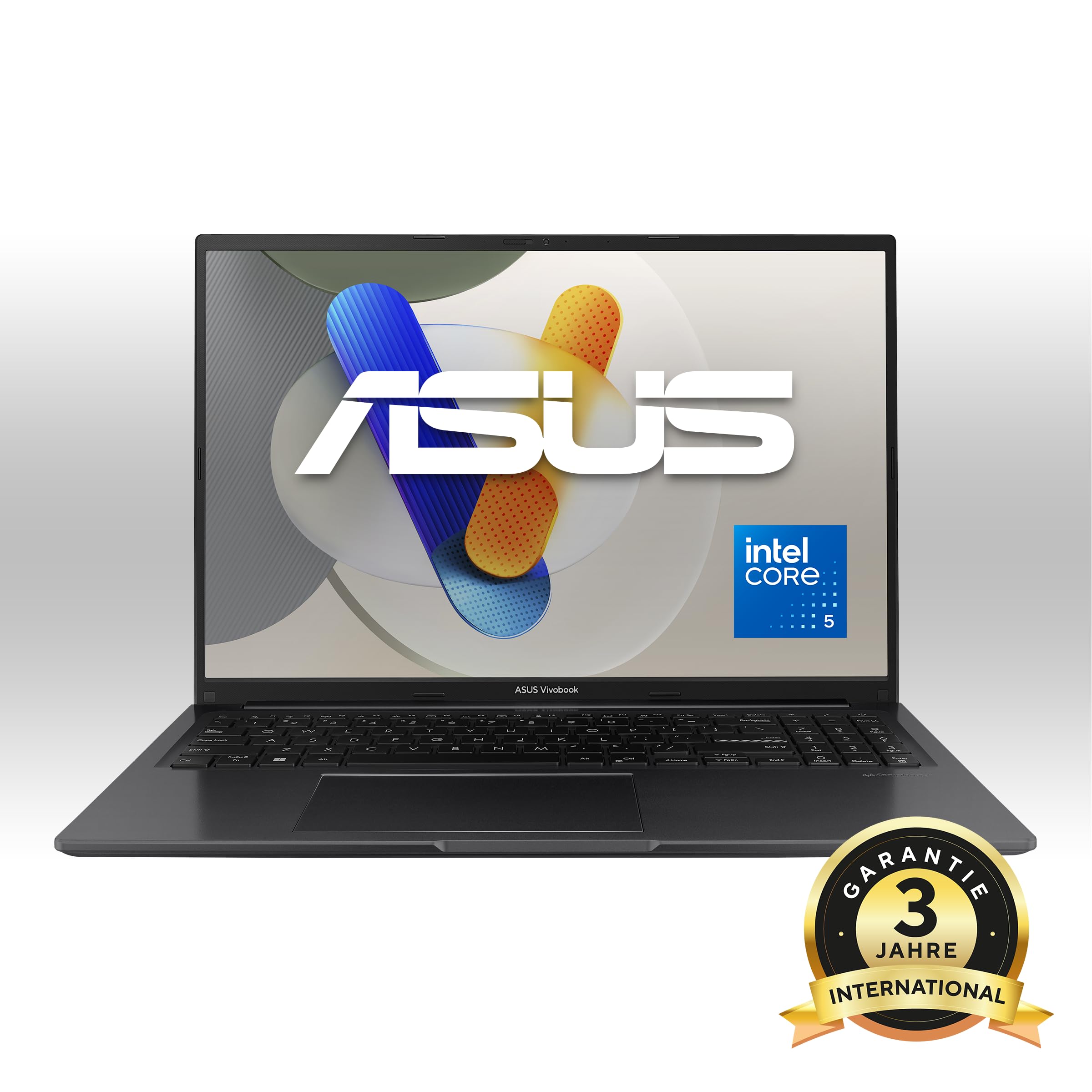 ASUS Vivobook 16 X1605VA Laptop | 16" WUXGA 16:10 IPS Display | Intel Core 5 120U | Intel Iris Xe | 16GB RAM | 512GB SSD | Win11 Home | QWERTZ | Indie Black 6