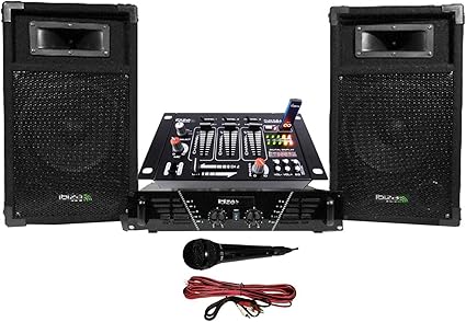 Pack Sono Ampli Enceintes 500w Table De Mixage Amazon Fr Instruments De Musique
