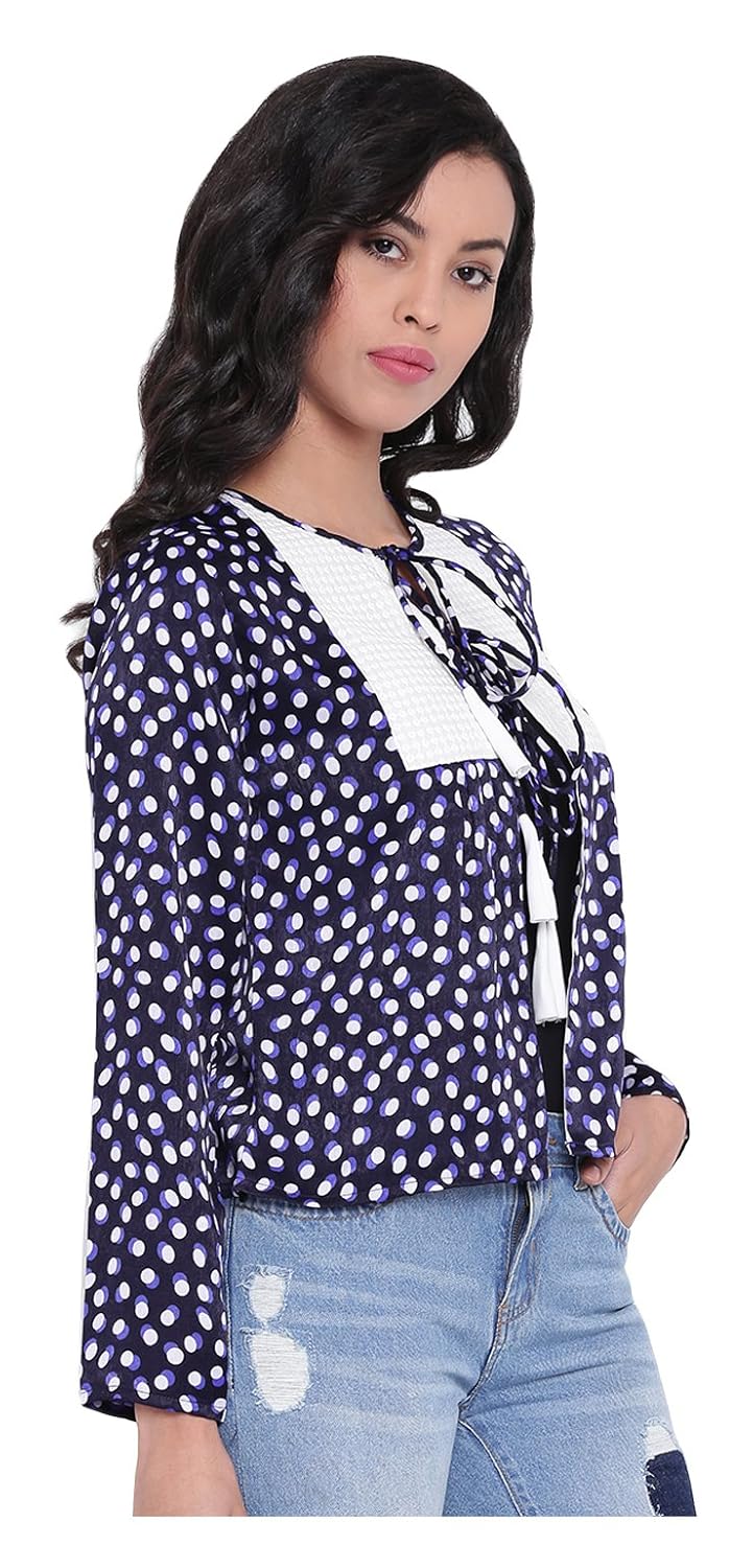 fabnest women's crepe gilet