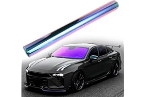 AuMoHall Chameleon Dreamy Purple Windshield Tint 65% VLT Car Front Window Tint Colorful Purple Blue Color Change Effect Car Window Solar Protection Film, 29.52" x 118.11"
