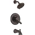 Amazon.com: Delta Faucet Lahara 17 Series Dual-Function Tub and Shower ...