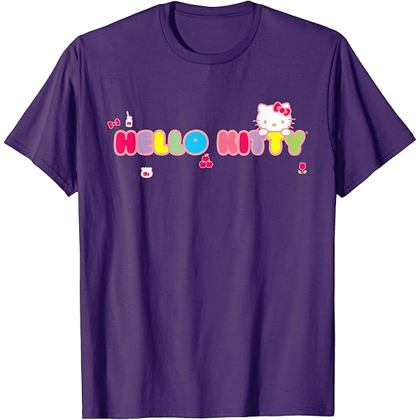 Amazon.com: My Melody Backside Logo Tee Shirt T-Shirt : Clothing