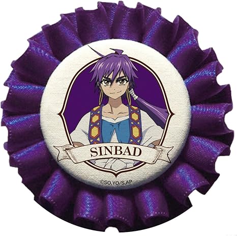Amazon マギ シンドバッドの冒険 リボンブローチ シンドバッド アニメ 萌えグッズ 通販
