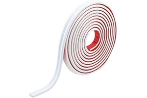 Gaahing Peel and Stick Wall Molding Trim & Chair Rail, Self-Adhesive Panel Moulding, DIY Home Decor on Cabinet Door Mirror Frame, 9.8ft x 0.9in