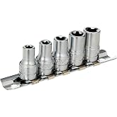CTA Tools 5064 5 Pc. 5 Pt. EPR Torx Plus Socket Set - 1/4" Dr.