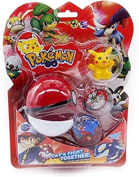 pokeball toy with pokemon inside