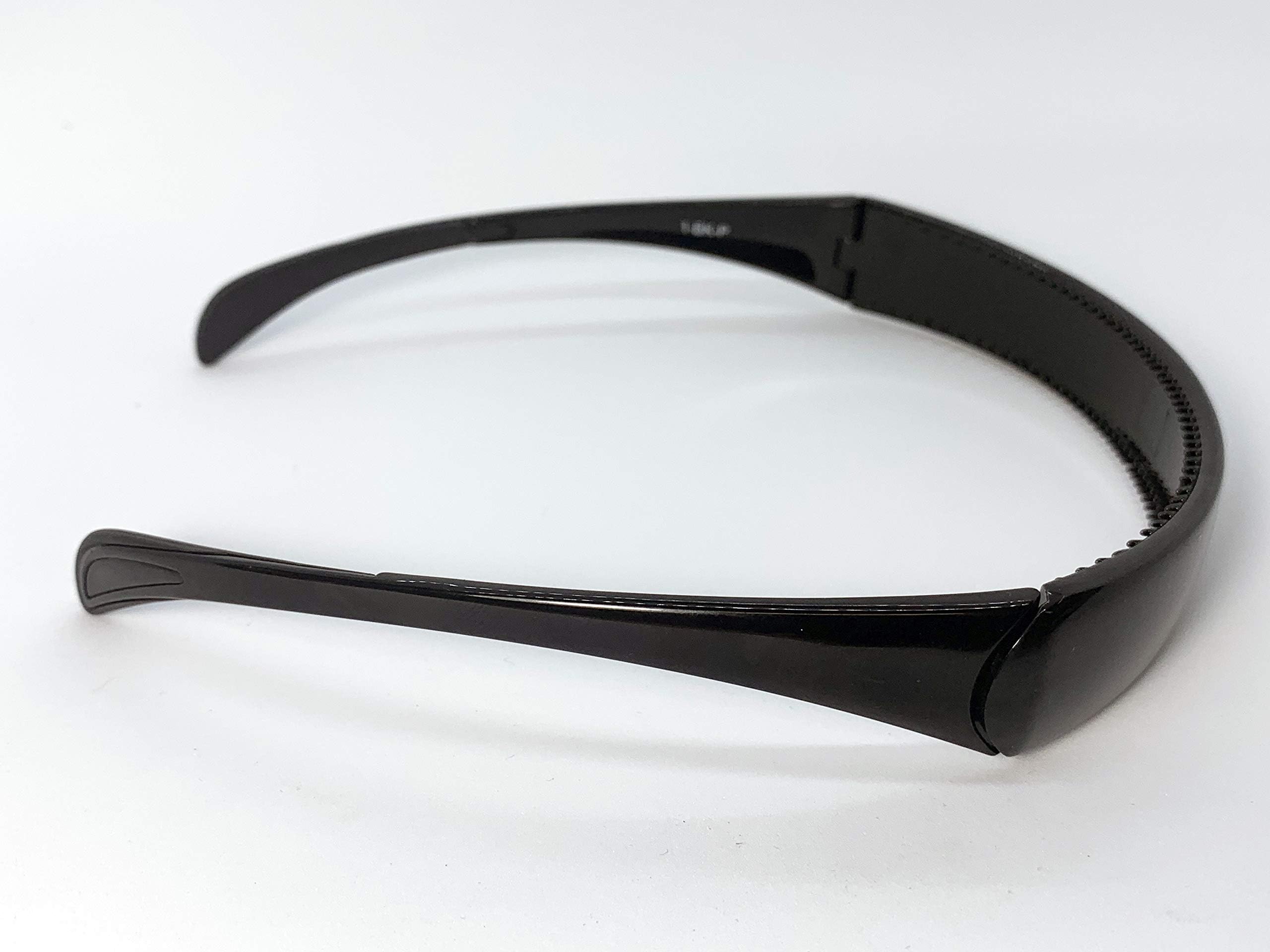 Hinged Headband fits like sunglasses providing lift and style without giving you a headache - by SqHair Band (Black)