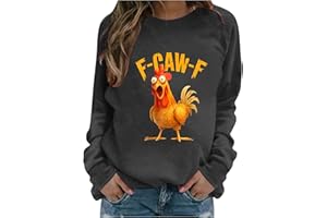 F Caw F Shirt for Women F-Caw-F Graphic Shirts Funny Fcawf Tshirt Casual Long Sleeve Top Fall Blouses