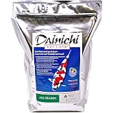 Dainichi Koi Fish Food, All-Season 11 lb Bag &ndash; Medium Floating Pellets (5.5 mm) for Koi, Goldfish and Pond Fish &ndash; Cold-Weather and Winter Formula &ndash; Easily Digestible Wheat Germ Formula