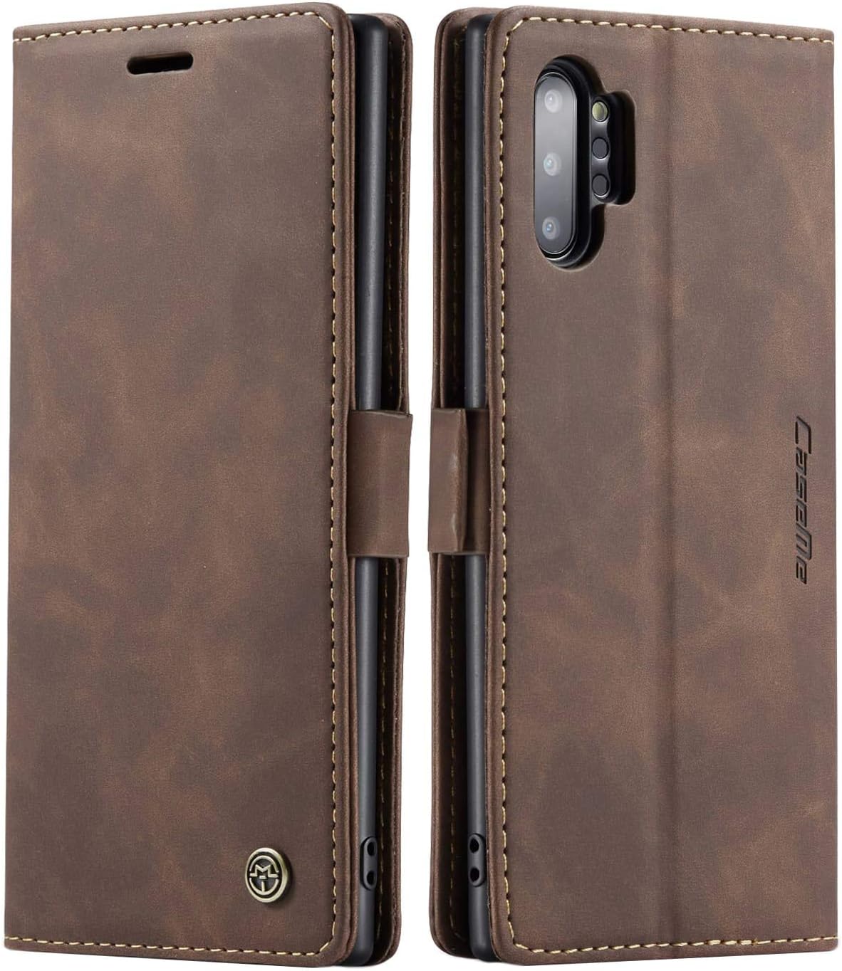 SINIANL Case for Samsung Galaxy Note 10/Note 10+ Plus/Pro/5G Leather Folio Flip Cover with Kickstand and Credit Slots