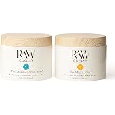 Raw Sugar The Mighty Curl &amp; The Moisture Smoothie Mask Duo, Without SLS/SLES &amp; Parabens, Color-Friendly, Vegan