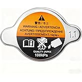 Jkorkm Radiator Cap Compatible with Nissan Frontier Pathfinder Toyota | 108kpa Cooling System Cover Fit for Toyota Land Cruiser &amp; Infiniti Models; Replaces Original Equipment Part 21430-1p111.