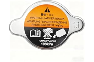 Jkorkm Radiator Cap, Replace 21430-1p111 (108kpa) - Compatible With Nissan Frontier, Pathfinder, Infiniti, Toyota Land Cruiser