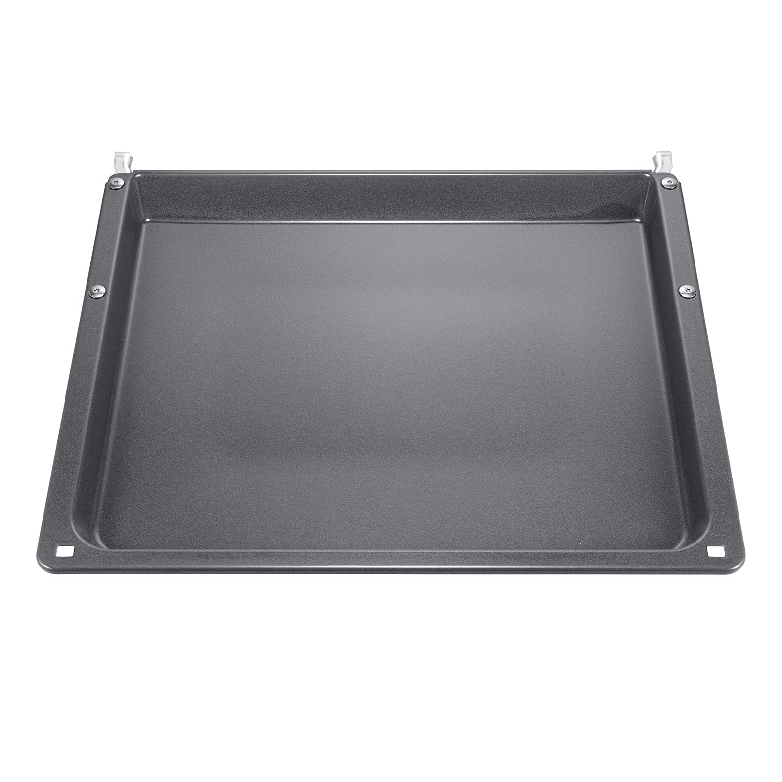 Siemens Universal Baking Tray - 40 x 45.5 x 3 cm, Enamelled, Dishwasher Safe, Robust, Scratch-Resistant, Dark Grey