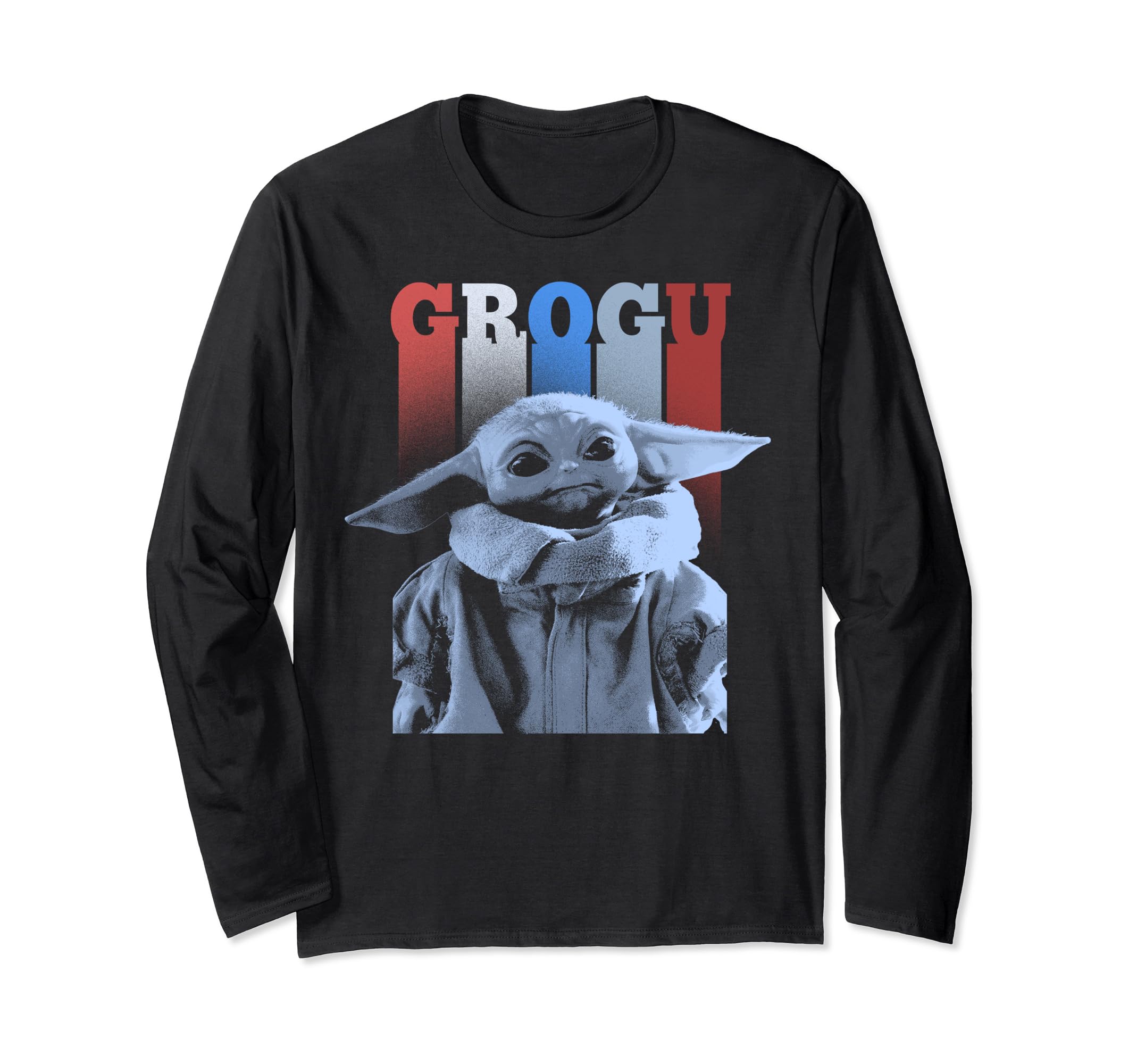 Star Wars: The Mandalorian Fourth Of July Grogu USA Patriot Long Sleeve T-Shirt