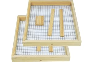 WITBEE 2 Pcs Bee Hive Candy Board 10 Frame Beehive Candy Board Feeder Assembled for Winter
