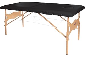 3B Scientific W60601BK Basic Massage Table, Black