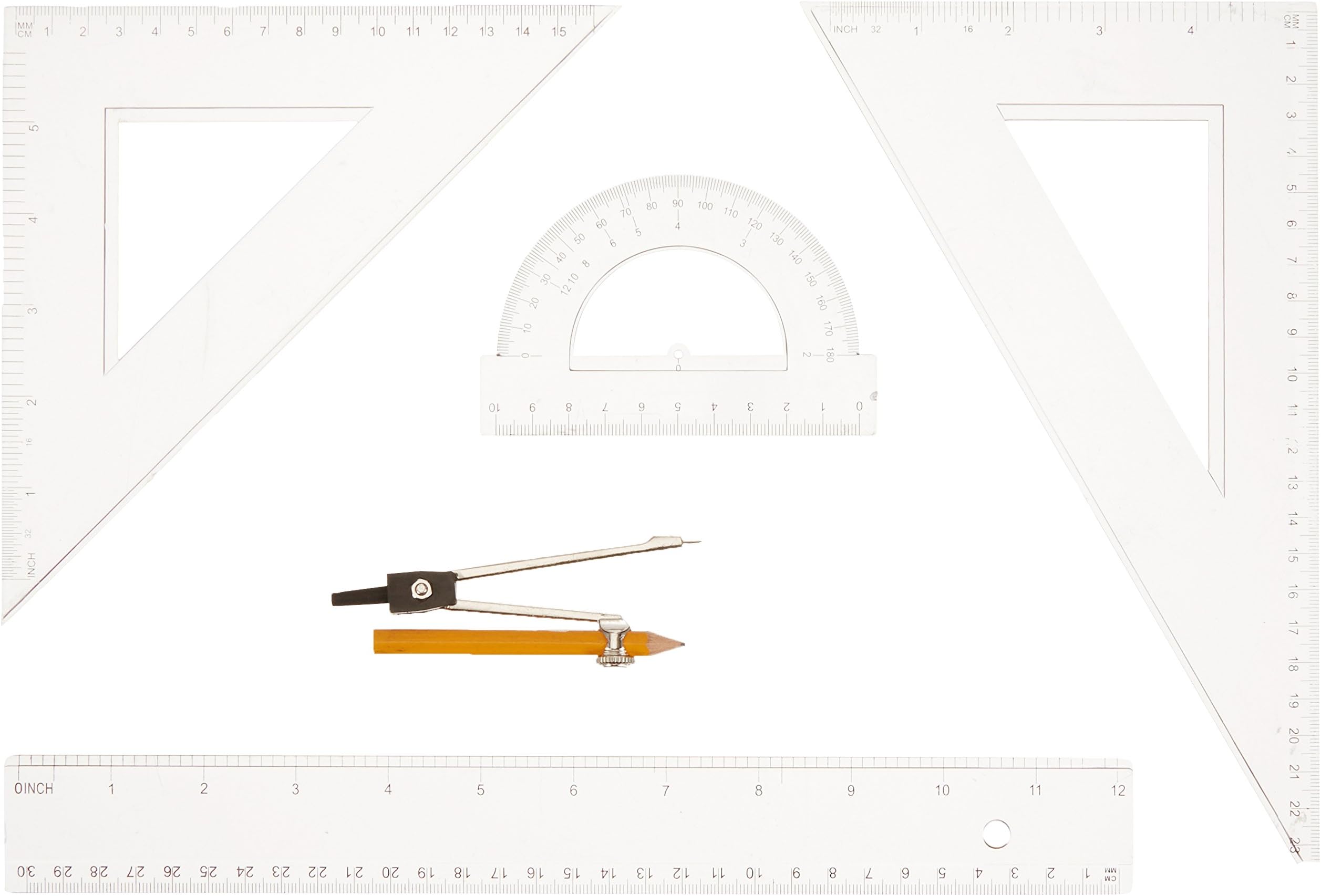 ARTISTS BEST Geometric Drawing Tools 5-Piece Set: CR-90457