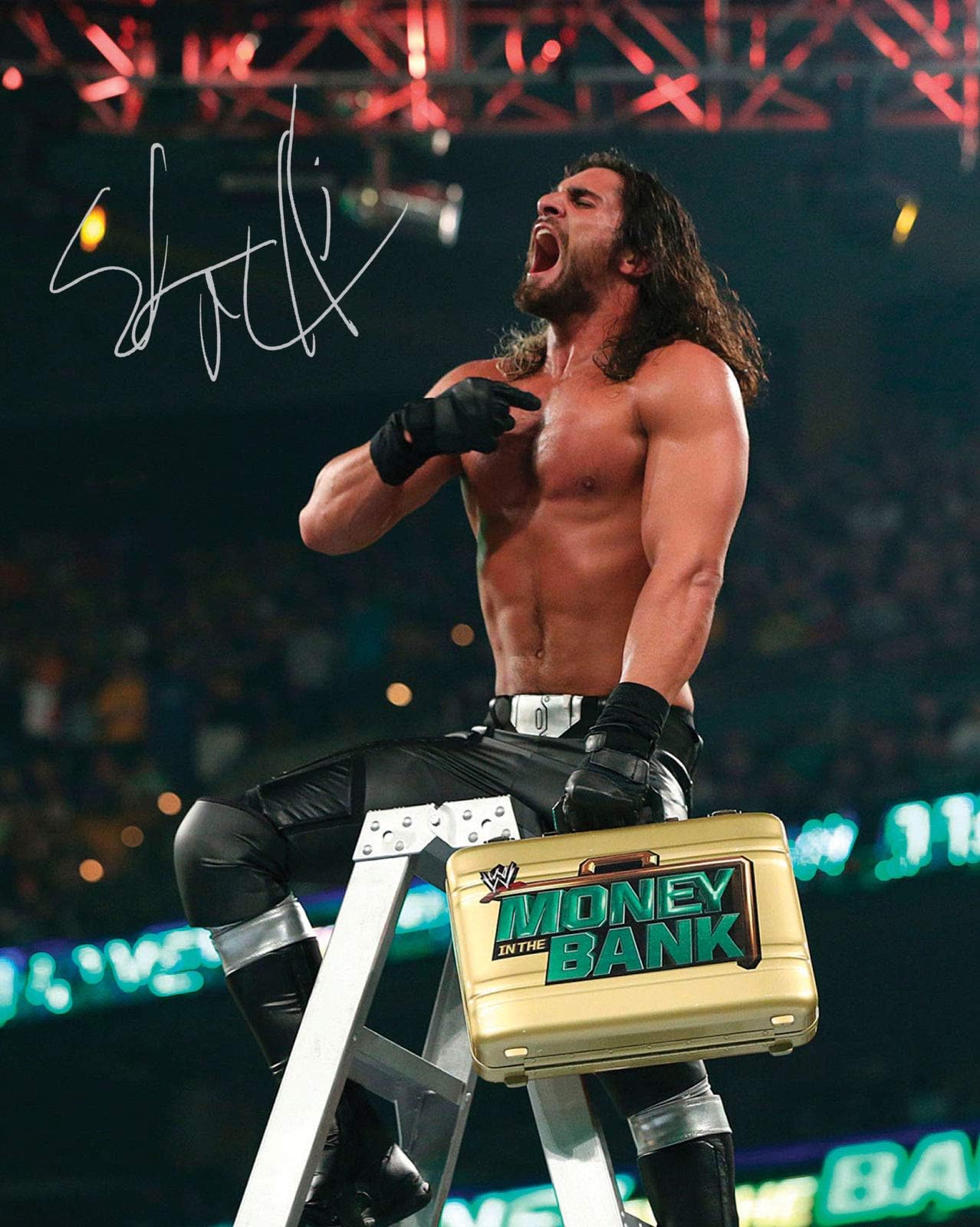 SETH ROLLINS WWE #2 | Signed Lab Photo Reprint | 10x8 Size to Fit 10x8 Inch Frames | Lab Quality | Photo Display | Present Gift Collectible