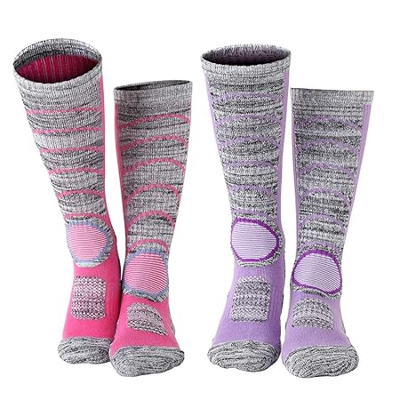 Diealles Skisocken, Damen/Herren Socken Strümpfe Ski zum Skifahren, Wandern, Bergsteigen und andere Outdooraktivitäten