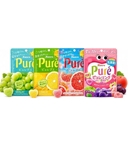 Amazon.com : Kanro Pure Gummy Series (Lemon, Pack of 6) : Grocery