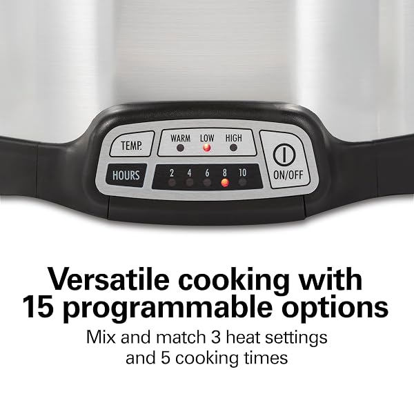 HAMILTON BEACH 6-9 QUARTS PROGAMABLE SLOW COOKER