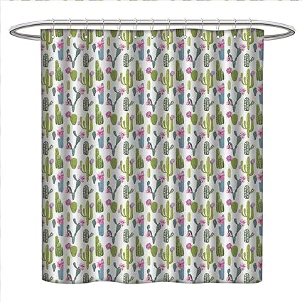 Amazon Com Haommhome Exotic Shower Curtains Fabric Saguaro San