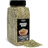 Fresh Finest Fennel Seeds, Premium Whole Fennel Seed for Cooking, Baking, Digestive Health, Non GMO, All Natural - 370G (13.05oz)