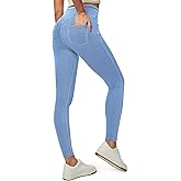 Heathyoga Stretchy Jeans for Women Trendy High Waist Pull On Jeggings Tummy Control Womens Skinny Jeans Leggings with Pockets