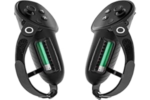 UPOK Controller Grips Accessories for Meta Quest 3/Quest 3S Christams, Silicone Controllers Protector Cover with Battery Opening | Hand Straps Adjustable Fit Adult/Kid Hands Enhance Holds