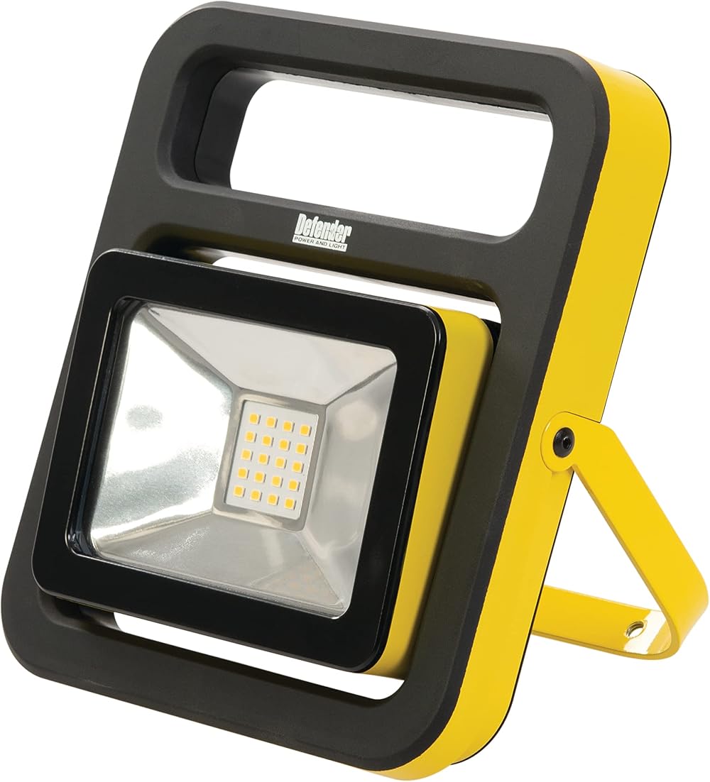 Defender Slimline LED Work Light 20W Rechargeable Cool White 4000k Impact