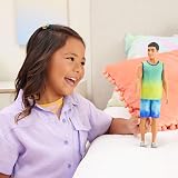 Barbie Ken Fashionistas Doll 236 with Black Hair Blue Green Ombre Tank view 2
