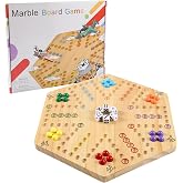 15 in Wahoo Board Game for 4-6 Players, Fast Track Board Game(Small,Log) | NRZSSN 15 in Wahoo Board Game,Fast Track Board Game,Classic Board Game for Game Night, Parties, (Small,Log)