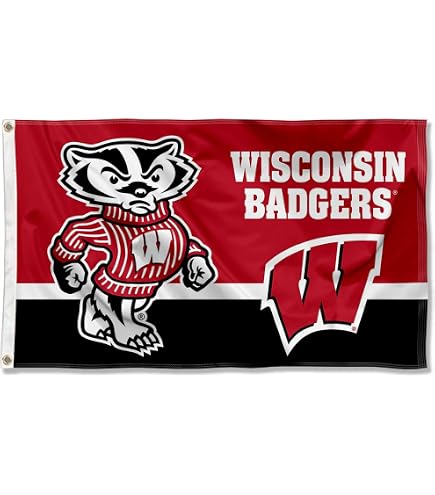 University Of Wisconsin Badgers House Flag – Officially Licensed 30x40" Double-Sided Polyester - View #6