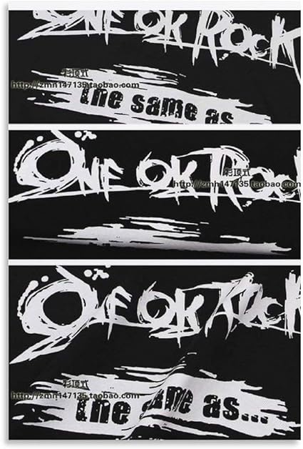 Amazon Co Jp One Ok Rock ポスター フレームなし キャンバスファブリック布印刷 インテリア 現代壁の装飾 リビングルーム お店 模様替え 24 16inch 60 40cm ホーム キッチン