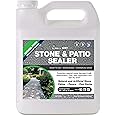 Serveon Sealants Natural Stone Sealer (Clear Natural Finish) Commercial Grade Outdoor Indoor Waterproof Grout Sealer Protects Pavers Pools Patios Decorative Landscape Stones (1 Quart) H2100S