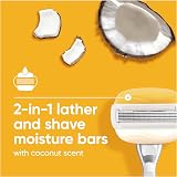 Gillette Venus Pro ComfortGlide Coconut Scented 3 Cartridges Razor view 4