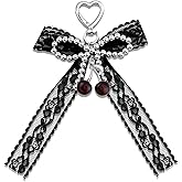 Celaqiu Women Bags Charms Bow Keychain Bag Accessories Y2k Keychains Goth Keychain Halloween Bags Charms Cute Gifts for Women Charm for Purse Cute Bag Charm for Her