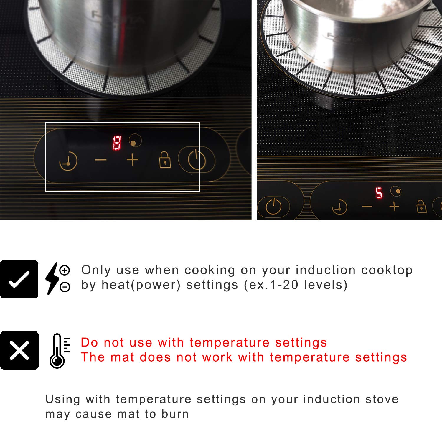 Induction Cooktop Protection Mat Protector Pad Cover For