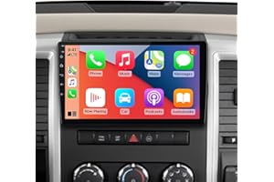 Car Radio Stereo Android 13 for Dodge Ram 1500 2500 2009 2010 2011 2012 Jeep Wrangler JK 2007-2018 Grand Cherokee with CarPla