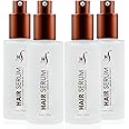 HerStyler Serum, 4 Pack - Hair Styling Agent with Argan Oil for Dry, Damaged Hair - Frizz Control Serum for Straightening, Shine, Trendy Tresses