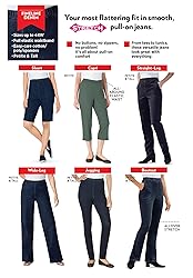 Woman Within Plus Size Petite Fineline Denim