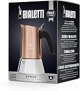 Bialetti Venus Induction 6 Cup Copper Coffee Maker view 6