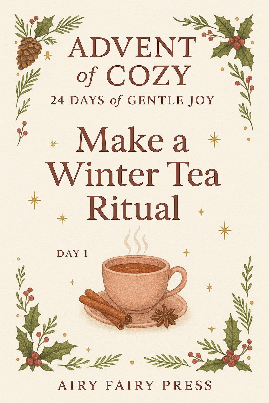 Day 1: Make a Winter Tea Ritual: Advent of Cozy: 24