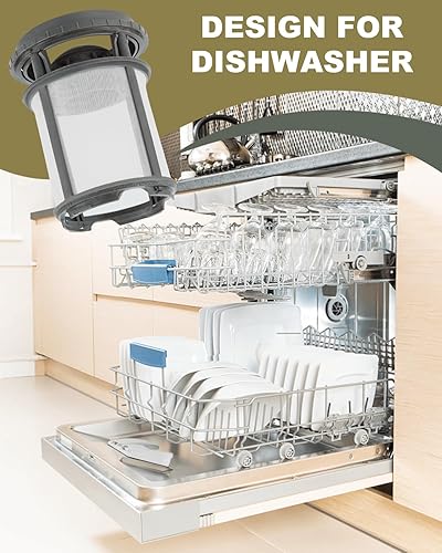 Upgraded】W10872845 Dishwasher Pump Filter Cup (New Upgrade