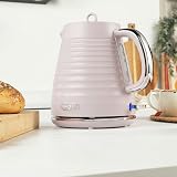 Salter Ripple Rapid Boil Kettle 1.7L 3kW 360° Swivel Base Pink view 6