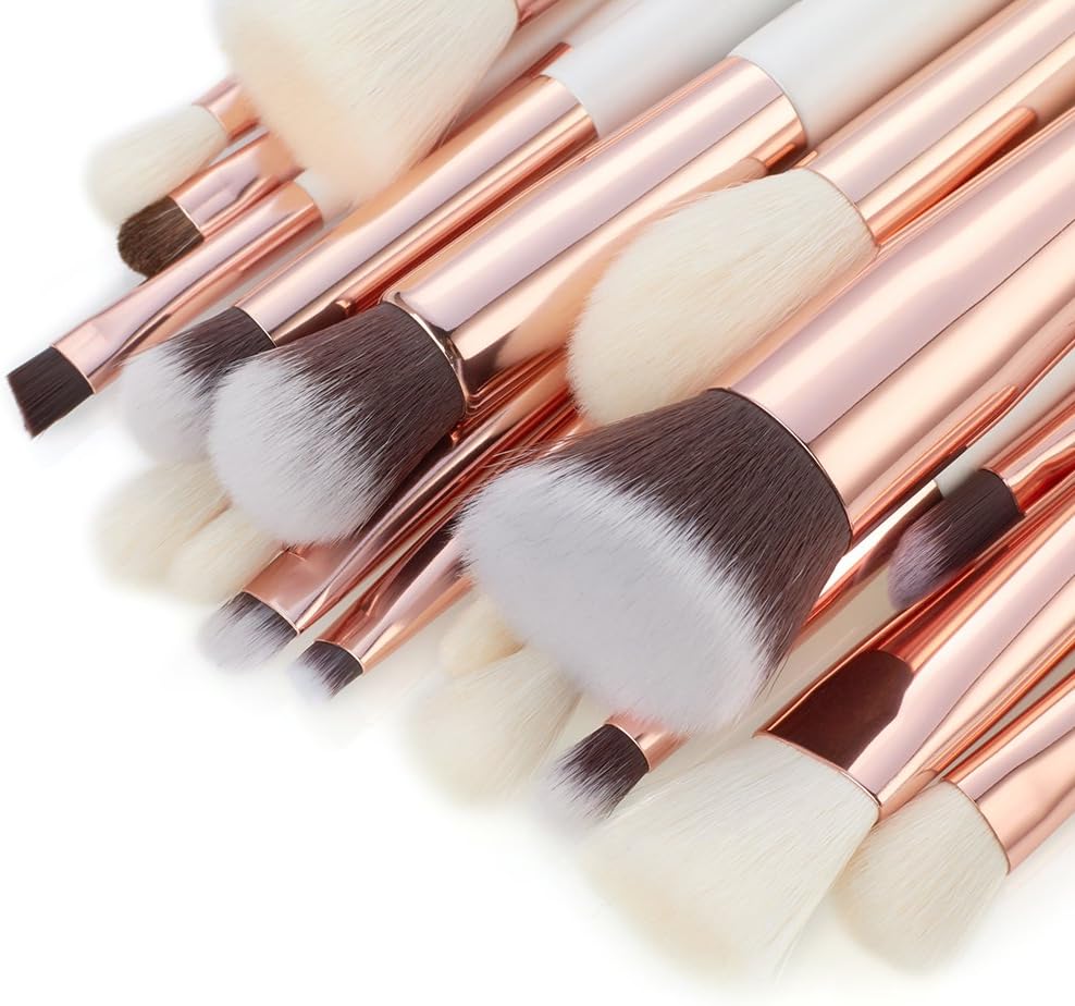 Jessup Brush Set 20 PCS Makeup Brushes for Foundation Blending Blush Concealer Eye Shadow Lip - Image 5