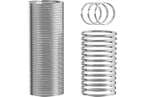 WANBAO Silver Key Rings 25mm Flat Key Rings Bulk 150 Pcs for Keychain and Crafts Keychain Rings