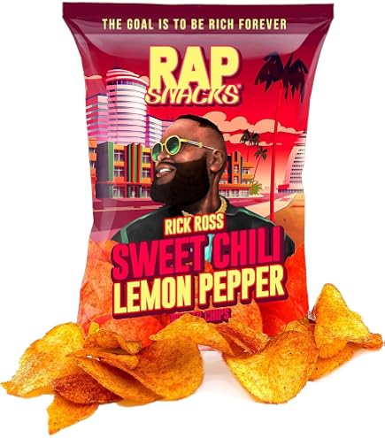Amazon.com: Rap Snacks Rick Ross Sweet Chili Lemon Pepper - Bolsas