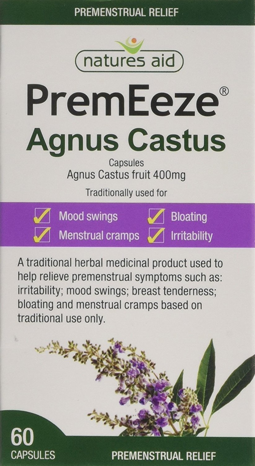 (Pack Of 2) PremEeze Agnus Castus 400mg | NATURES AID HEALTH PRODUCTS